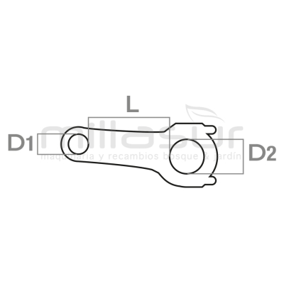 BIELA HONDA GXV120. GXV140 - motoscamaralweb.com