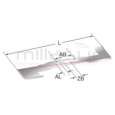 CUCHILLA CORTACÉSPED 476 MM ADAPTABLE A TORO 286. 287. 486 ... - motoscamaralweb.com