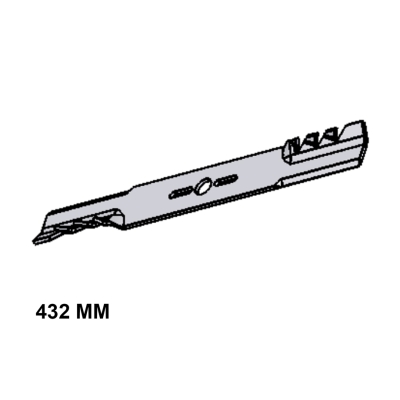 CUCHILLA UNIV 432MM MULCHING PLANA - ARANDELAS REDUCTORAS - motoscamaralweb.com