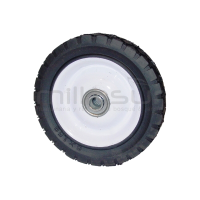 RUEDA GOMA LLANTA MET. COJINETE (150x35mm. 12 - motoscamaralweb.com