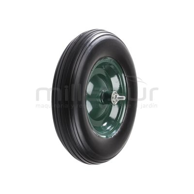 RUEDA CARRETILLA CON LLANTA 4.80/4.00-8 - rodamiento 2.50x8 - ANTIPINCHAZOS - motoscamaralweb.com