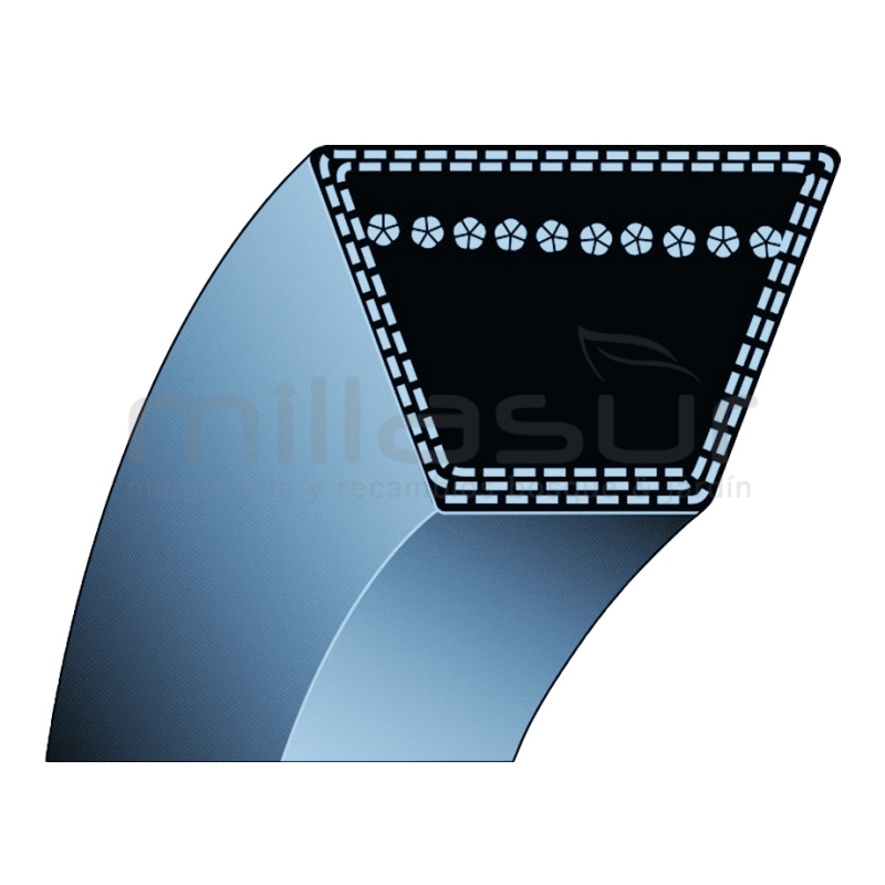 CORREA TRACCIÓN PRIMARIA 15.8x1346 ADAPTABLE A MTD L450C. C450D. H450D. LR130 ... - motoscamaralweb.com