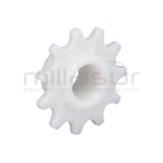 PIÑON PLASTICO TENSOR CADENA GRUPO TRACCIÓN CASTEL G. TC102. TC122 (11 DIENTES) - motoscamaralweb.com