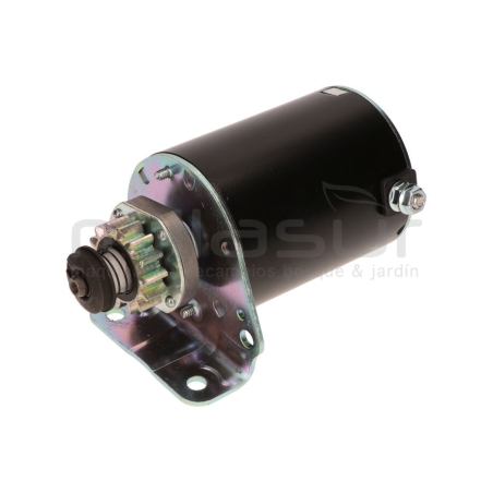 MOTOR ARRANQUE ELECTRICO B&amp;S 16-19HP - CAJA 92mm. PIÑON METALICO. 14 DIENTES - motoscamaralweb.com
