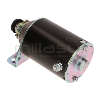 MOTOR ARRANQUE ELECTRICO B&amp;S 16-19HP - CAJA 92mm. PIÑON METALICO. 14 DIENTES - motoscamaralweb.com