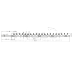 PEINE CORTASETOS INTERIOR 841MM ADAPTABLE A KAAZ TM310. TM3100 K ... - motoscamaralweb.com