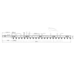 PEINE CORTASETOS EXTERIOR 841MM ADAPTABLE A KAAZ TM310. TM3100 K ... - motoscamaralweb.com