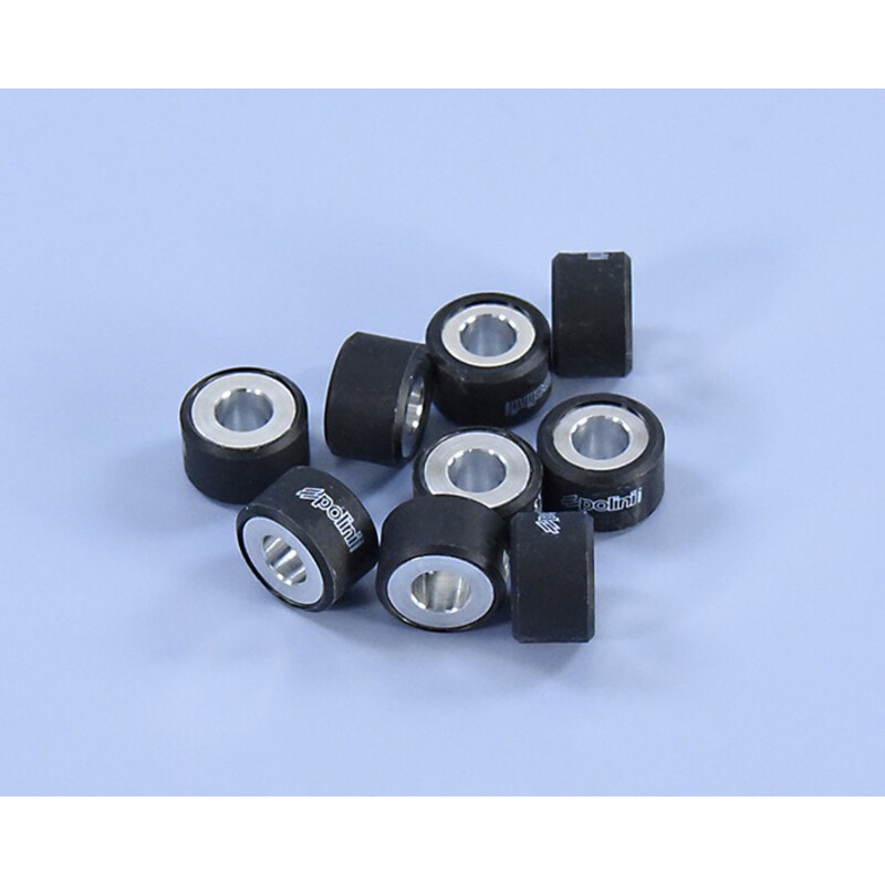 Rodillos de variador POLINI 19x12mm 7.6gr - 9 piezas- motoscamaralweb. Rodillos de variador POLINI 19x12mm 7.6gr - 9 piezas- motoscamaralweb.