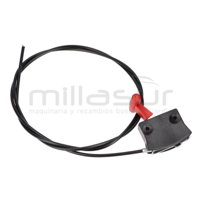 MANDO ACELERADOR PALANCA ROJA CABLE DE 1.8M - motoscamaralweb.com