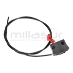 MANDO ACELERADOR PALANCA ROJA CABLE DE 1.8M - motoscamaralweb.com