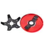 DISCO DESBROZADORA ANTI-HIERBAS CON PROTECTOR SUPERIOR 145MM (CON CUCHILLAS 2 Y 5 PUNTAS) - motoscamaralweb.com