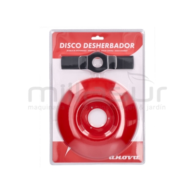 DISCO DESBROZADORA ANTI-HIERBAS CON PROTECTOR SUPERIOR 200MM (CON CUCHILLA 2 PUNTAS 180MM) - motoscamaralweb.com