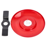 DISCO DESBROZADORA ANTI-HIERBAS CON PROTECTOR SUPERIOR 200MM (CON CUCHILLA 2 PUNTAS 180MM) - motoscamaralweb.com