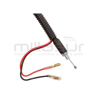 MANDO ACELERADOR UNIVERSAL PARA MANILLAR DE 26mm (350mm CABLE - Ø22mm ROSCA) - AH52 - motoscamaralweb.com