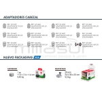 CABEZAL TAP-N-GO TF109 CARGA RÁPIDA BOTÓN PLANO - 8 x 1.25 Izq/Macho. 10 x 1.25 Izq/Hembra - motoscamaralweb.com