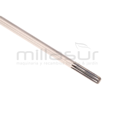 EJE DESBROZADORA 9E 8mm x 1540mm (barra 28/26mm.) - motoscamaralweb.com