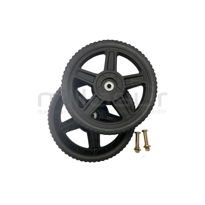 JUEGO DE RUEDAS CORTACESPED 305mm UNIVERSAL - motoscamaralweb.com