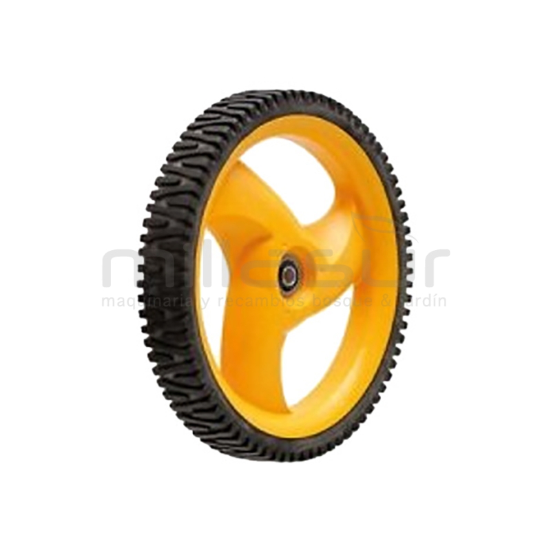 RUEDA CORTACESPED MC CULLOCH M4553. M5553. M6553. M7053. P4553. P5553. P6553 - 293 x 45 x 13 mm - motoscamaralweb.com