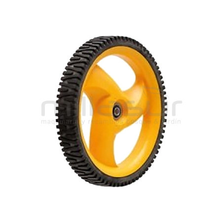 RUEDA CORTACESPED MC CULLOCH M4553. M5553. M6553. M7053. P4553. P5553. P6553 - 293 x 45 x 13 mm - motoscamaralweb.com