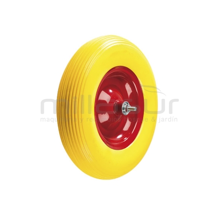 RUEDA CARRETILLA COMPL. LLANTA 2.50x8 NEUM. 4.80/4.00-8 - ANTIPINCHAZOS - motoscamaralweb.com