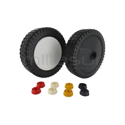 RUEDA UNIVERSAL CORTACESPED 150mm - REDUCTORES DE 8. 10. 12. 12.7mm - motoscamaralweb.com