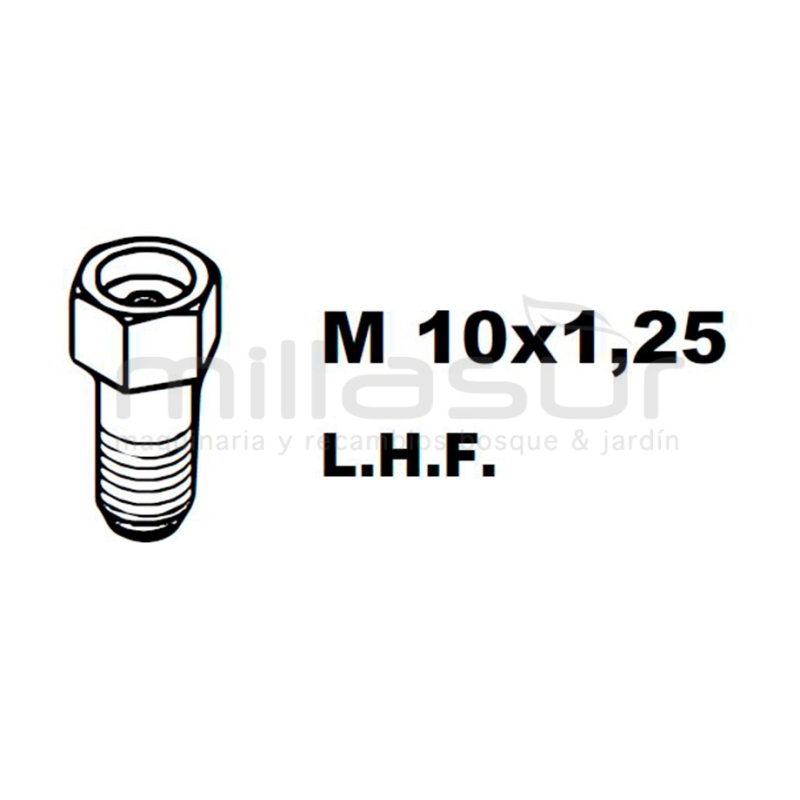 ADAPTADOR PT130 10x1.25 Izq/Hembra - motoscamaralweb.com