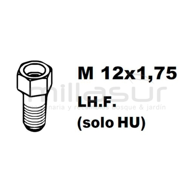 ADAPTADOR PT130 12x1.50 Izq/Hembra - motoscamaralweb.com