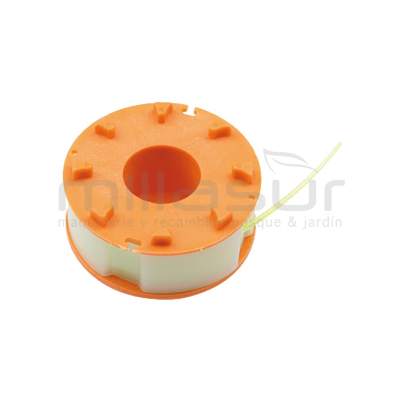 CARRETE NYLON Ø 2 ADAPTABLE A GARDENA TURBOTRIMMER POWER CUT - motoscamaralweb.com