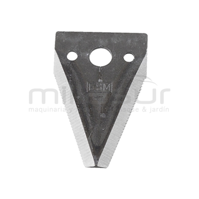 CUCHILLA PEINE ESM (80x50x2.6mm - 32mm entre agujeros) - motoscamaralweb.com