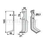 CUCHILLA MOTOAZADA AGRIA DERECHA - motoscamaralweb.com