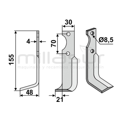 CUCHILLA MOTOAZADA AGRIA - motoscamaralweb.com