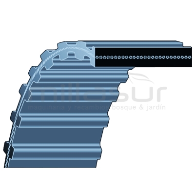 CORREA CUCHILLAS - 2600-DS8M-20 - JOHN DEERE LTR155-166-180 - motoscamaralweb.com