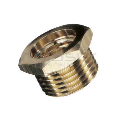 REDUCTOR CONECTOR MANGUERA HIDROLIMPIADORA 1/4 MCH / 1/8 HEM - motoscamaralweb.com