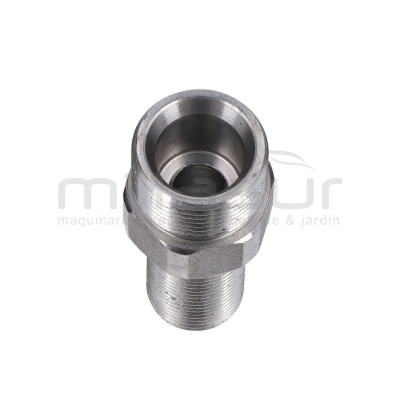 CONECTOR MANGUERA HIDROLIMPIADORA 22MM MACHO - 3/8 MACHO - motoscamaralweb.com