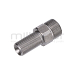 CONECTOR MANGUERA HIDROLIMPIADORA 22MM MACHO - 3/8 MACHO - motoscamaralweb.com