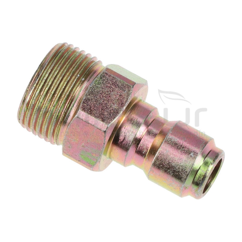 CONECTOR MANGUERA HIDROLIMPIADORA 3/8 MACHO RAPIDO - 22MM MACHO - motoscamaralweb.com