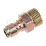 CONECTOR MANGUERA HIDROLIMPIADORA 3/8 MACHO RAPIDO - 22MM MACHO - motoscamaralweb.com
