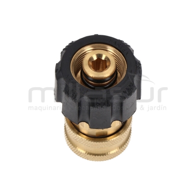 CONECTOR MANGUERA HIDROLIMPIADORA 22MM HEMBRA - 3/8 HEMBRA RAPIDO - motoscamaralweb.com