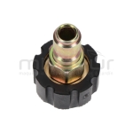 CONECTOR MANGUERA HIDROLIMPIADORA 22MM HEM - 3/8 MACHO RAPIDO - motoscamaralweb.com