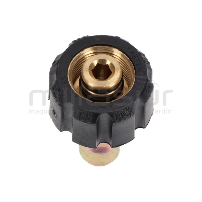 CONECTOR MANGUERA HIDROLIMPIADORA 22MM HEM - 3/8 MACHO RAPIDO - motoscamaralweb.com