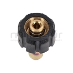 CONECTOR MANGUERA HIDROLIMPIADORA 22MM HEM - 3/8 MACHO RAPIDO - motoscamaralweb.com