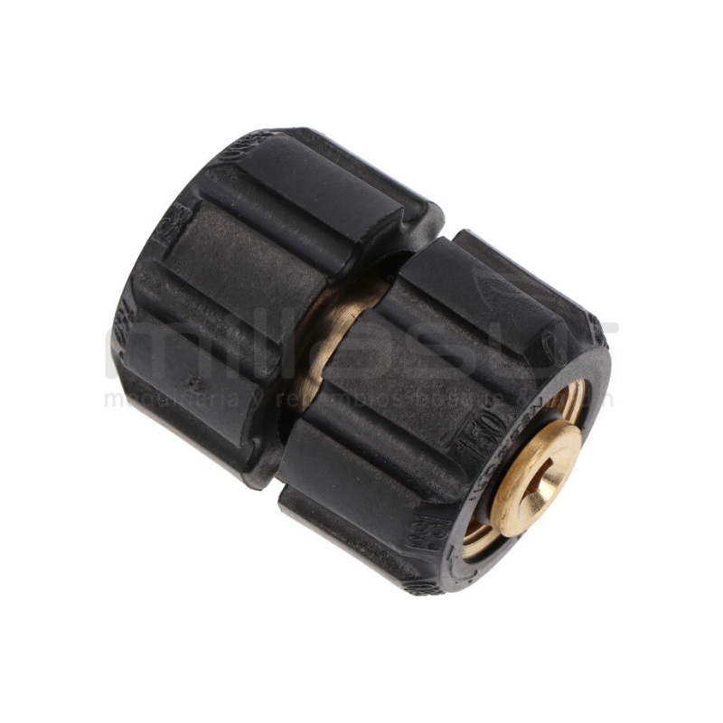 CONECTOR MANGUERA HIDROLIMPIADORA 22MM HEMBRA - 22MM HEMBRA - motoscamaralweb.com
