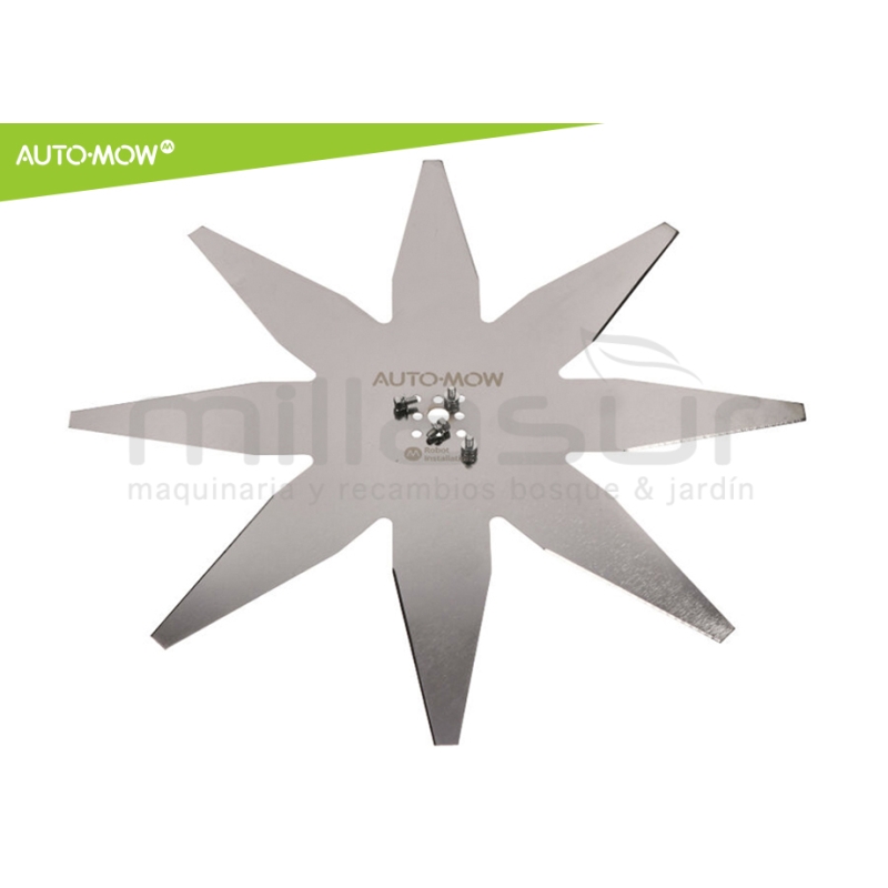 CUCHILLA ROBOT CORTACÉSPED WIPER - AMBROGIO - OUTILS - 35CM - 8 PUNTAS - motoscamaralweb.com