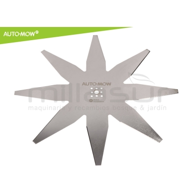 CUCHILLA ROBOT CORTACESPED WIPER - AMBROGIO - OUTILS - 29CM - 8 PUNTAS - motoscamaralweb.com