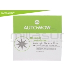 CUCHILLA ROBOT CORTACESPED WIPER - AMBROGIO - OUTILS - 29CM - 8 PUNTAS - motoscamaralweb.com