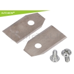 JUEGO 30 CUCHILLAS ALTA DURACION 0.66mm C/ TORNILLOS ROBOT CORTAC. HUSQVARNA - motoscamaralweb.com