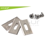 JUEGO 30 CUCHILLAS ALTA RESITENCIA C/ TORNILLOS ROBOT CORTAC. HUSQVARNA - motoscamaralweb.com