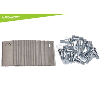 JUEGO 15 CUCHILLAS C/ TORNILLOS ROBOT CORTAC. BIGMOW - ECHO - motoscamaralweb.com