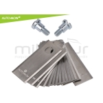 JUEGO 15 CUCHILLAS C/ TORNILLOS ROBOT CORTAC. BIGMOW - ECHO - motoscamaralweb.com