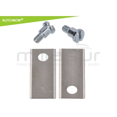 JUEGO 30 CUCHILLAS C/ TORNILLOS ROBOT CORTAC. BIGMOW - ECHO - motoscamaralweb.com